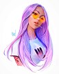 Orange spectacles by rossdraws