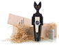 雕塑 WOODEN DOLL CAT LARGE