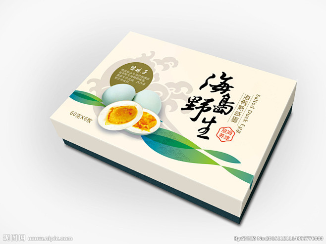 咸鸭蛋包装平面展开图