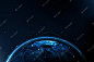Free vector global networking technology background digital communication
