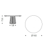 Atrium Keramik Premium Round Cattelan Italia Table
