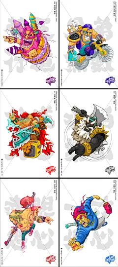 毕业设计《风云水浒》矢量插画-古田路9号-品牌创意/版权保护平台