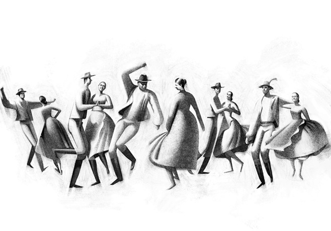 Folk Dancers : Study...