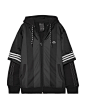 ADIDAS ORIGINALS by ALEXANDER WANG Hooded sweatshirt - Sweaters and Sweatshirts | YOOX.COM : The best online selection of ADIDAS ORIGINALS by ALEXANDER WANG Sweatshirts - YOOX exclusive items of Italian and international designers - Secure payments - Free