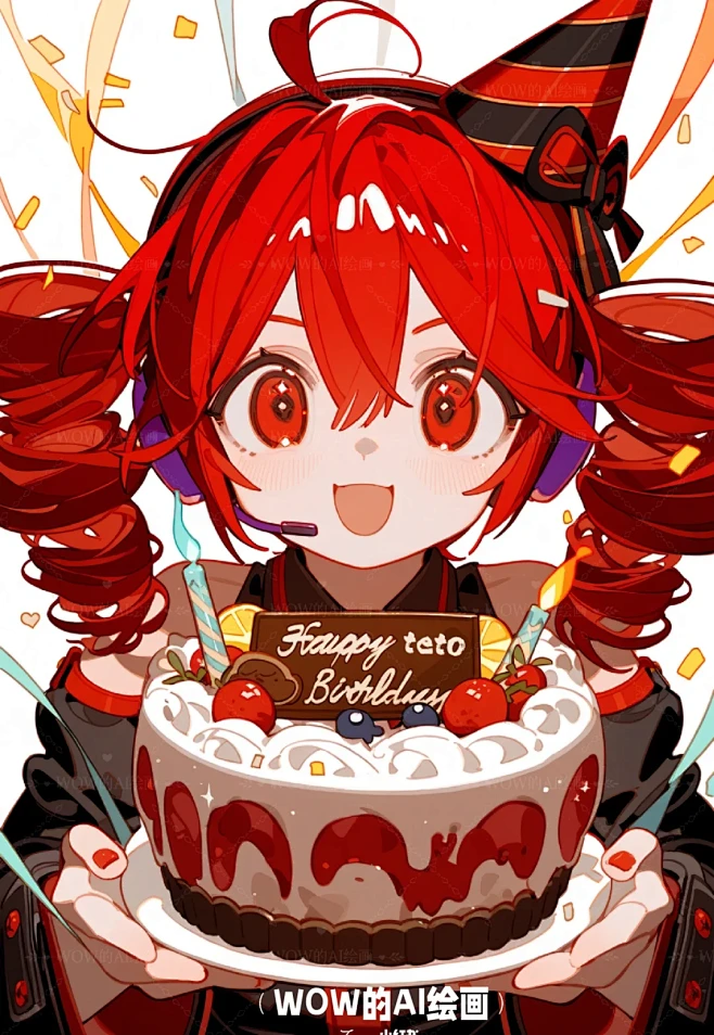 重音Teto生日快乐~愚人节诞生的歌姬 - 小红书-花瓣网