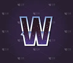 宇宙80年代复古科幻字体字母向量