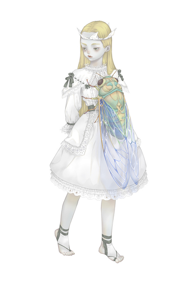 ❤关注公众号：星期五治愈星球，更多插画、...