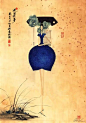 Kin Xu融古典与时尚风格的插画作品