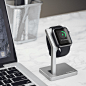 Satechi Aluminum Apple Watch Charging Stand (Space Gray) : The Satechi Aluminum Apple Watch Stand is the perfect solution for docking your Apple Watch in a convenient, easy-to-access place while it charges. 