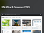 instantShift - Awesome Free Web Browser Frame PSD Templates