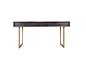 Gotham Desk  Contemporary, Industrial, Transitional, MidCentury  Modern, Metal, Leather, Wood, Resin  Composite, Desks  Writing Table by Wud Furniture Design