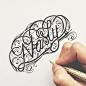 Hand Type Vol. 27 : Various Typography Sketches for January and February 2015