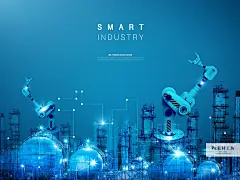 创意科技创新制造业智能工业4.0自动化机械海报设计素材模板H1944-淘宝网