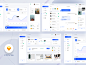 Community dashboard UI KIT money profile new clean design gumroad sale sketch ui kit messenger chat my page trend gradient dashboard minimal ui web landing page app