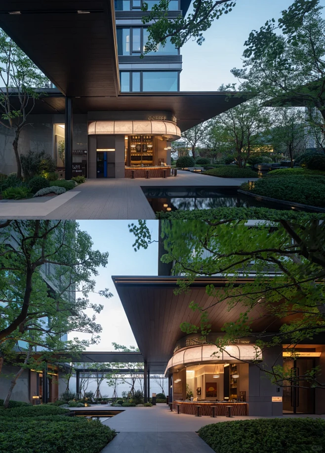 景观摄影-杭州龙湖滨颂御湖境 - 小红书图片_L-林下空间（树阵、林下、纯林）图片素材-花瓣网