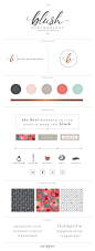 Blush Photography branding by Grit & Wit