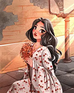 质感为主！22张女生肖像人物插画 - 优优教程网 - 自学就上优优网 - UiiiUiii.com : 来自插画师 lilys_wonders 的肖像人物插画，插画以质感笔刷为主，舒服清新的配色，给人舒适自然的感觉，画面给人生机勃勃的感觉；丰富多彩的色彩加上各种小元素，将整个画面造就出一种舒适的感觉。