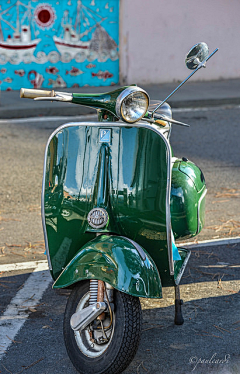 安然若橘_orange采集到我爱Vespa