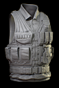 Military vests, Elizaveta Titova : Highpoly models of military vests were created for one amazing freelance project., which I am working on.