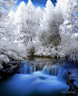 Kerosine creek in infrared 2 by Paul Mercer