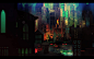paintings video games lights concept art artwork cities Transistor1920