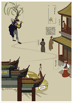 百年孤独他以前采集到昆明古建筑插画