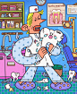 ILLUSTRATION  painting   Drawing  Digital Art  artwork cartoon Character design  adobe illustrator