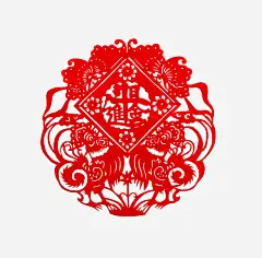 金鸡日进斗金剪纸高清素材 剪纸 日进斗金 生肖 窗花 鸡 免抠png 设计图片 免费下载