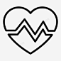 心脏健康心跳图标 设计图片 免费下载 页面网页 平面电商 创意素材