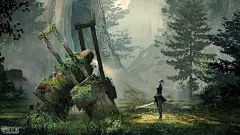 《尼尔：机械纪元（NieR: Automata）》高清壁纸-截图资源-微元素Element3ds - Powered by Discuz!
