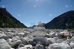 石头金字塔，小人，土堆，ovoo, Inukshuk