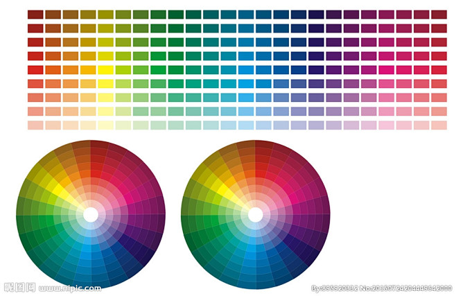 色相环色相圆环24色环