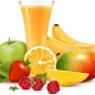 水果矢量系列 - 美丽可口的水果和果汁矢量图片素材
