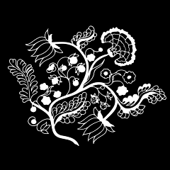 MR-LKB采集到花草 平铺 无缝 花纹