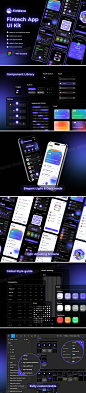 #APP模板#
炫彩金融数字电子钱包银行卡统计信息app ui界面设计fig源文件模板