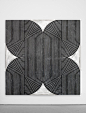 UNTITLED Plaster, gesso & lacquer on wood panel 72x72” / 182.8x182.8 Cm 2016