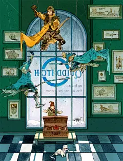 可乐狗  的插画 魁地奇专卖店