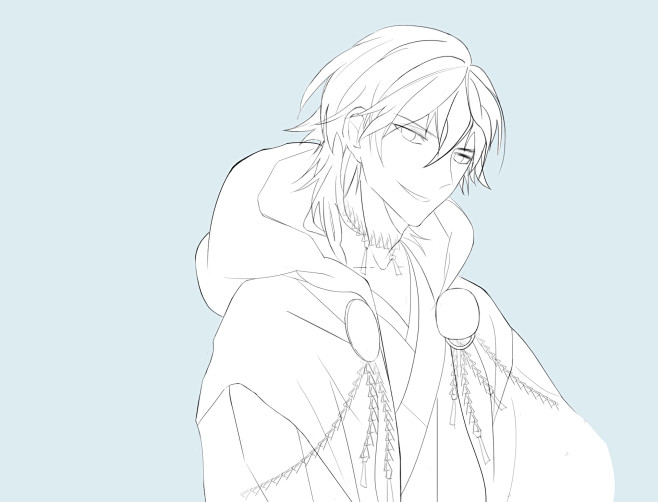 刀剑乱舞的动漫角色鹤丸国永