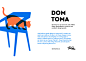Dom Toma : Identity for an internet and offline shop, specialized at interior and outdoor design goods.