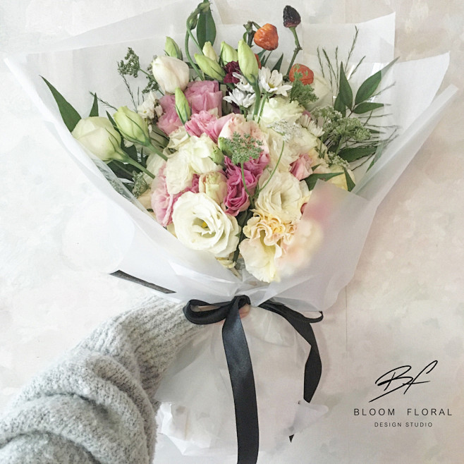 BF中型花束。公众号bloomflora...