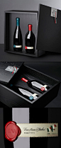 纸包装 木包装 造型 高档 una #wine #packaging