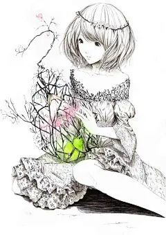 森系 森女 小清新 美图 治愈系#手绘# #插画# #小清新# #治愈系# #二次元# #唯美# #动漫# #水彩# #森系#