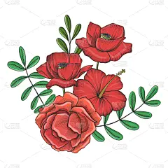 华丽的,浪漫,壁纸,植物群,巴洛克风格,装饰物,艺术品,复古,花,构图