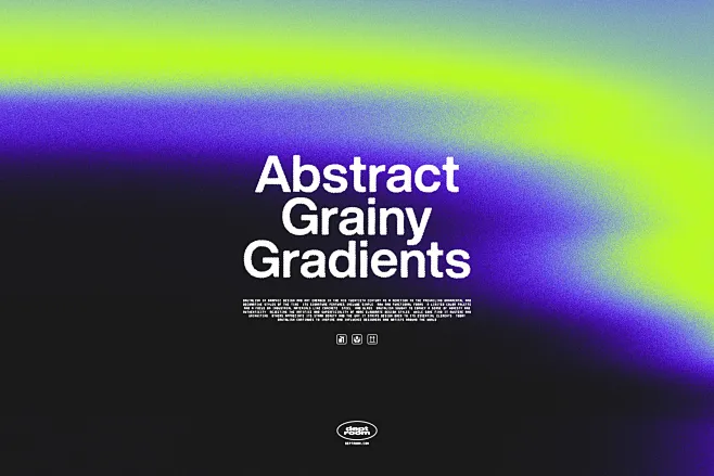 其中包括图片：30 Abstract Grainy Gradients by Deptroom | Creative Market-花瓣网
