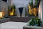 Exterior, Beautiful Garden in the Landscape Scheme: Modern Courtyard With Water Feature