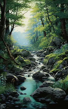 美丽植物花朵壁纸素材图AI图