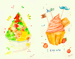 hahahhh采集到1插画-food