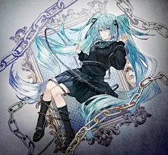 #初音ミク 鎖の少女-Re Alive- - 晩杯あきら的插画