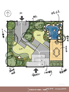 别墅花园设计师采集到平面