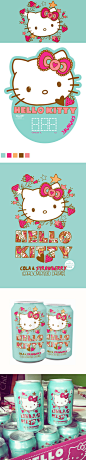 Hello Kitty Strawberry Cola Can